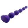 Фиолетовый анальный вибростимулятор Anal Beads L - 21,5 см. купить в секс шопе