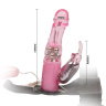Страпон-ротатор со стимуляцией клитора - 18 см. купить в секс шопе
