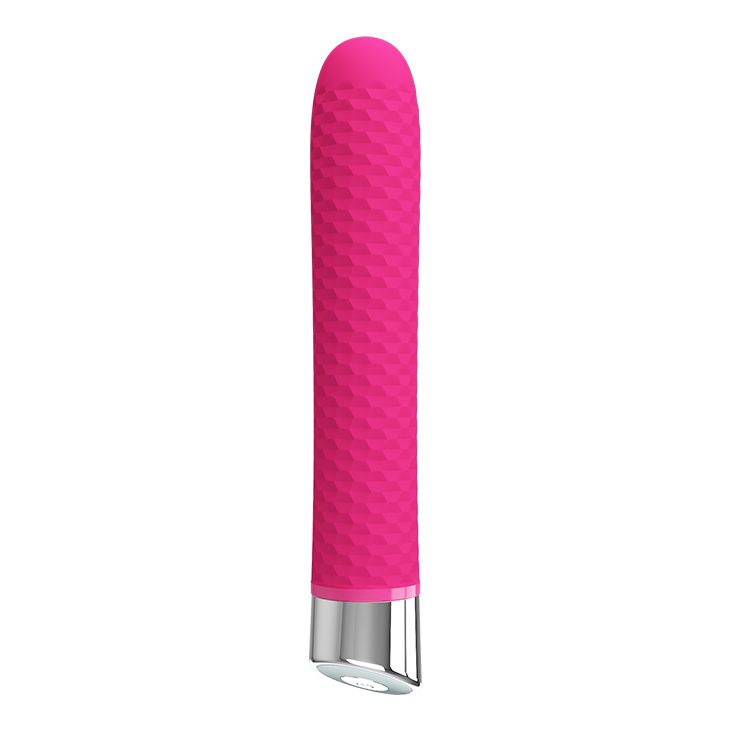 Розовый вибромассажёр Reginald - 16,7 см. купить в секс шопе