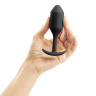 Чёрная пробка для ношения B-vibe Snug Plug 2 - 11,4 см. купить в секс шопе