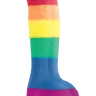 Радужный фаллоимитатор Pride Edition 6 Dildo - 21 см. купить в секс шопе