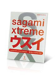 Ультратонкий презерватив Sagami Xtreme SUPERTHIN - 1 шт. купить в секс шопе