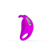 Лиловое эрекционное кольцо с вибрацией Rabbit Vibrator купить в секс шопе