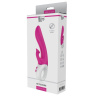 Розовый вибратор-кролик с вакуумной стимуляцией Air Pleasure - 22,5 см. купить в секс шопе