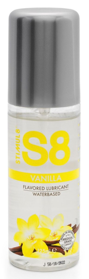 Лубрикант на водной основе Stimul8 Flavored Lube с ванильным ароматом - 125 мл. купить в секс шопе