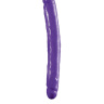 Двухголовый фиолетовый фаллоимитатор Double Dillio - 30,5 см. купить в секс шопе
