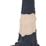Чёрно-бежевый большой фаллос жеребца  Коди  - 25 см. купить в секс шопе