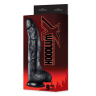 Черный фаллоимитатор HOODLUM 9INCH REALISTIC DONG - 23 см. купить в секс шопе