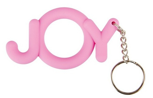 Розовое кольцо-брелок Joy Cocking купить в секс шопе