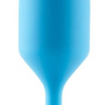 Голубая пробка для ношения B-vibe Snug Plug 3 - 12,7 см. купить в секс шопе