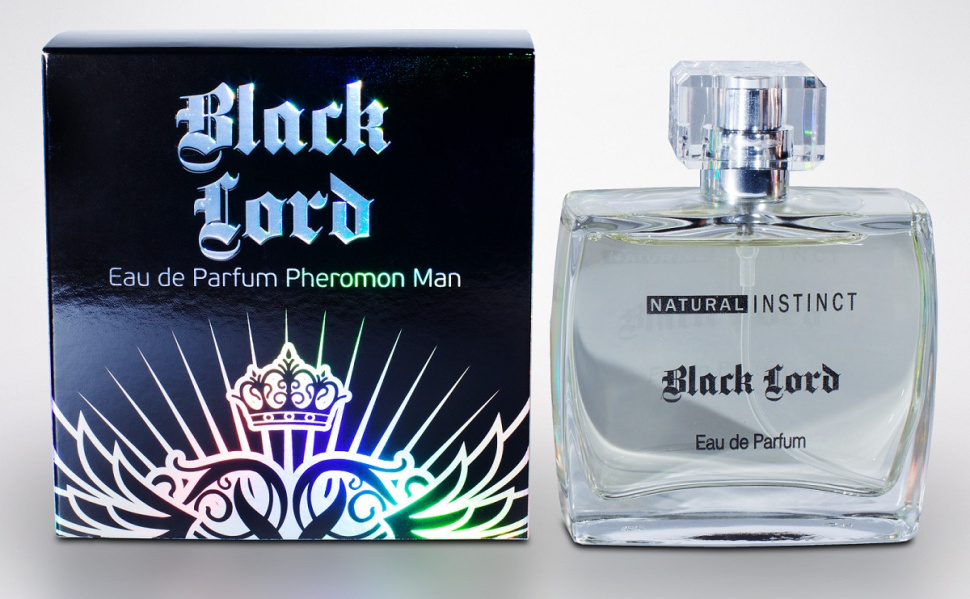 Мужская парфюмерная вода с феромонами Natural Instinct Black Lord - 100 мл. купить в секс шопе