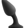 Чёрная анальная пробка со смещенным центром тяжести Renegade Knock Knock Plug - 11,9 см. купить в секс шопе