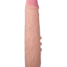 Насадка-фаллос в комплекте с трусиками Harness - 21,6 см. купить в секс шопе