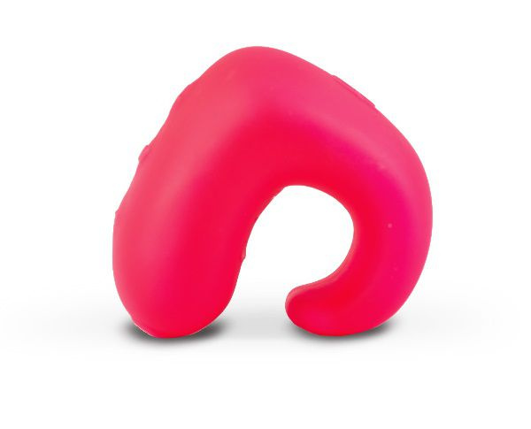Розовый мини-вибратор на палец Fun Toys Gring купить в секс шопе