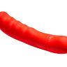 Красный вибратор Rhea для стимуляции G-точки - 18 см. купить в секс шопе