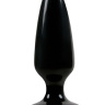 Средняя черная анальная пробка Jelly Rancher Pleasure Plug Medium - 12,7 см. купить в секс шопе