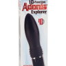 Чёрный вибромассажер 10-Function Adonis Explorer - 20,3 см. купить в секс шопе