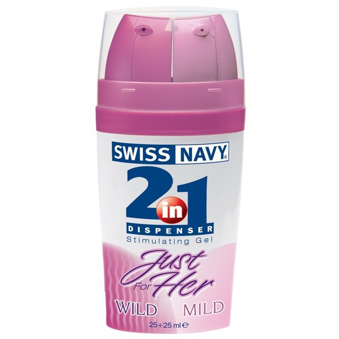 Женский возбуждающий гель Swiss Navy Lube 2-in-1 JUST FOR HER Stimulating Gels - 50 мл. купить в секс шопе
