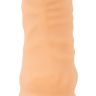 Вибратор-реалистик  Nature Skin Real Vibe телесного цвета - 17,5 см. купить в секс шопе