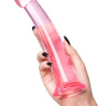 Розовый нереалистичный фаллоимитатор Jelly Dildo XL - 22 см. купить в секс шопе
