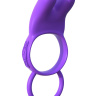 Эрекционное кольцо с вибрацией и подхватом для мошонки Twin Teazer Rabbit Ring купить в секс шопе