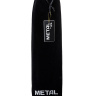 Серебристая металлическая анальная втулка с хвостом чернобурой лисы - размер M купить в секс шопе