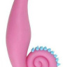 Розовый стимулятор Dragon Lover с шипиками - 15,5 см. купить в секс шопе