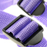 Фиолетовая страпон-система 7  Strap-On Suspender Harness Set с реалистичной насадкой - 19 см. купить в секс шопе
