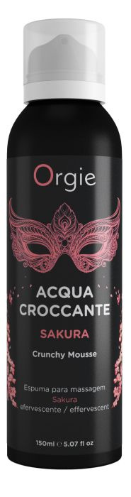Хрустящая пенка для массажа Orgie Acqua Croccante Sakura с ароматом сакуры - 150 мл. купить в секс шопе