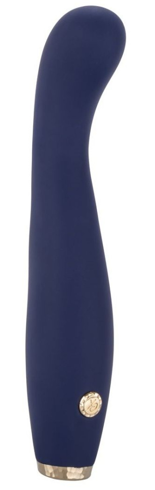 Синий вибромассажер Chi­c Peony - 19,7 см. купить в секс шопе