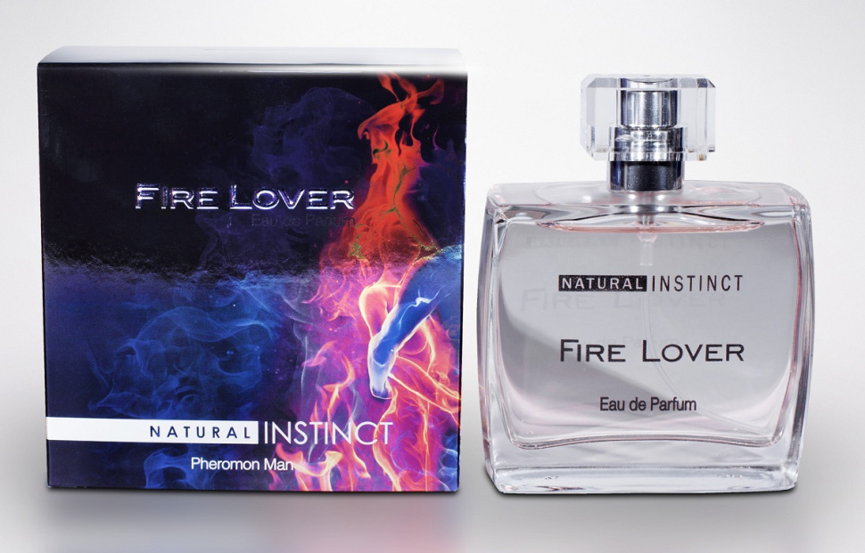 Мужская парфюмерная вода с феромонами Natural Instinct Fire Lover - 100 мл. купить в секс шопе