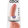 Телесный фаллоимитатор 9  Cock with Balls - 22,9 см. купить в секс шопе