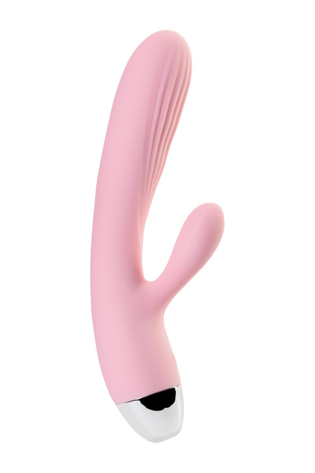 Розовый вибратор с функцией подогрева EVA - 20 см. купить в секс шопе