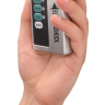 Черный электростимулятор с проводящей насадкой E-Stim Hollow Butt Plug - 7,8 см. купить в секс шопе