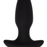 Черная анальная вибропробка Hati - 14,5 см. купить в секс шопе