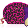 Фиолетовый вибратор Lovely Leopard - 12 см. купить в секс шопе