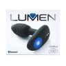 Черный интерактивный вибратор OhMiBod Lumen for Kiiroo с подсветкой - 10,2 см. купить в секс шопе