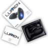 Черный интерактивный вибратор OhMiBod Lumen for Kiiroo с подсветкой - 10,2 см. купить в секс шопе