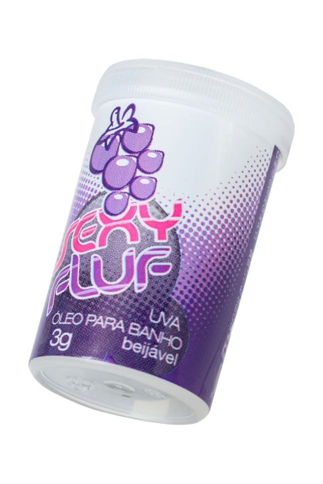 Масло для ванны и массажа SEXY FLUF с ароматом винограда - 2 капсулы (3 гр.) купить в секс шопе