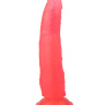 Розовый фаллоимитатор без мошонки с присоской - 17 см. купить в секс шопе