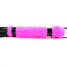 Нежная плеть с розовым мехом BDSM Light - 43 см. купить в секс шопе