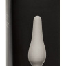 Светло-серая анальная пробка Slim Anal Plug Large - 12,5 см. купить в секс шопе