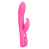 Розовый вибратор-кролик Elite Rocking Rabbit - 22,75 см. купить в секс шопе