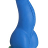 Синий фаллоимитатор  Дракон Эглан Medium  - 24 см. купить в секс шопе