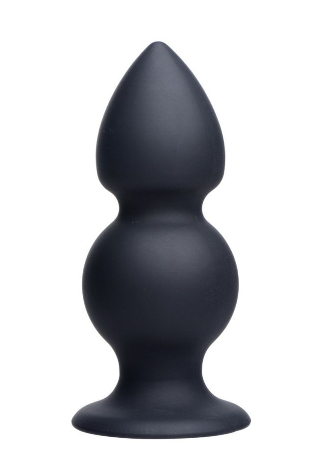 Анальная пробка с двумя шариками - 14 см. купить в секс шопе