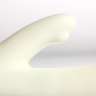 Белый перезаряжаемый вибратор Due с клиторальным отростком - 22 см. купить в секс шопе