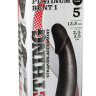 Чёрная насадка PLATINUM BENT 1 купить в секс шопе