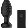 Черная анальная вибровтулка Nexus Tornado - 9,8 см. купить в секс шопе