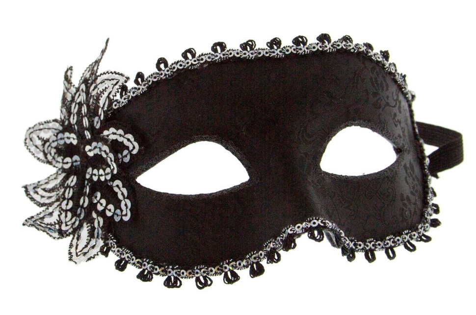 Карнавальная маска с цветком Venetian Eye Mask купить в секс шопе