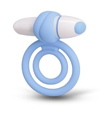 Голубое эрекционное кольцо Lollipop купить в секс шопе